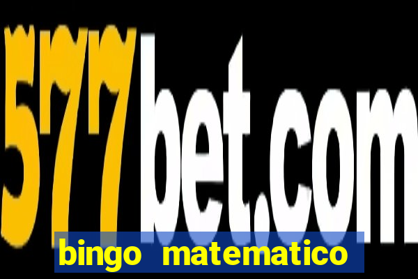 bingo matematico para ensino medio